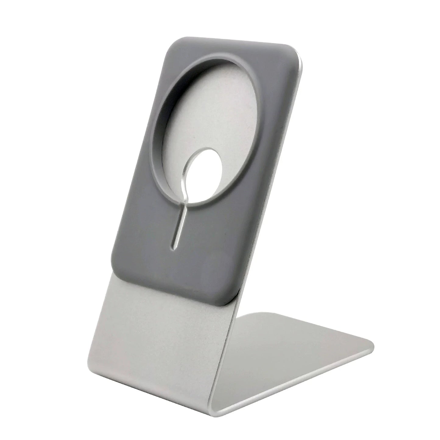 Desktop Mobile Phone Stand Aluminum Desk Holder Dock For Magsafe Charger For iPhone 16/15/14/13/12 Pro Max(Not Included Charger)