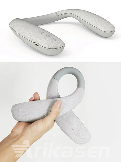 Neckband Bluetooth Speaker, Neck Bluetooth Speaker Wireless, Wearable Bluetooth Speaker System for Gaming Movies Music Ourdoor