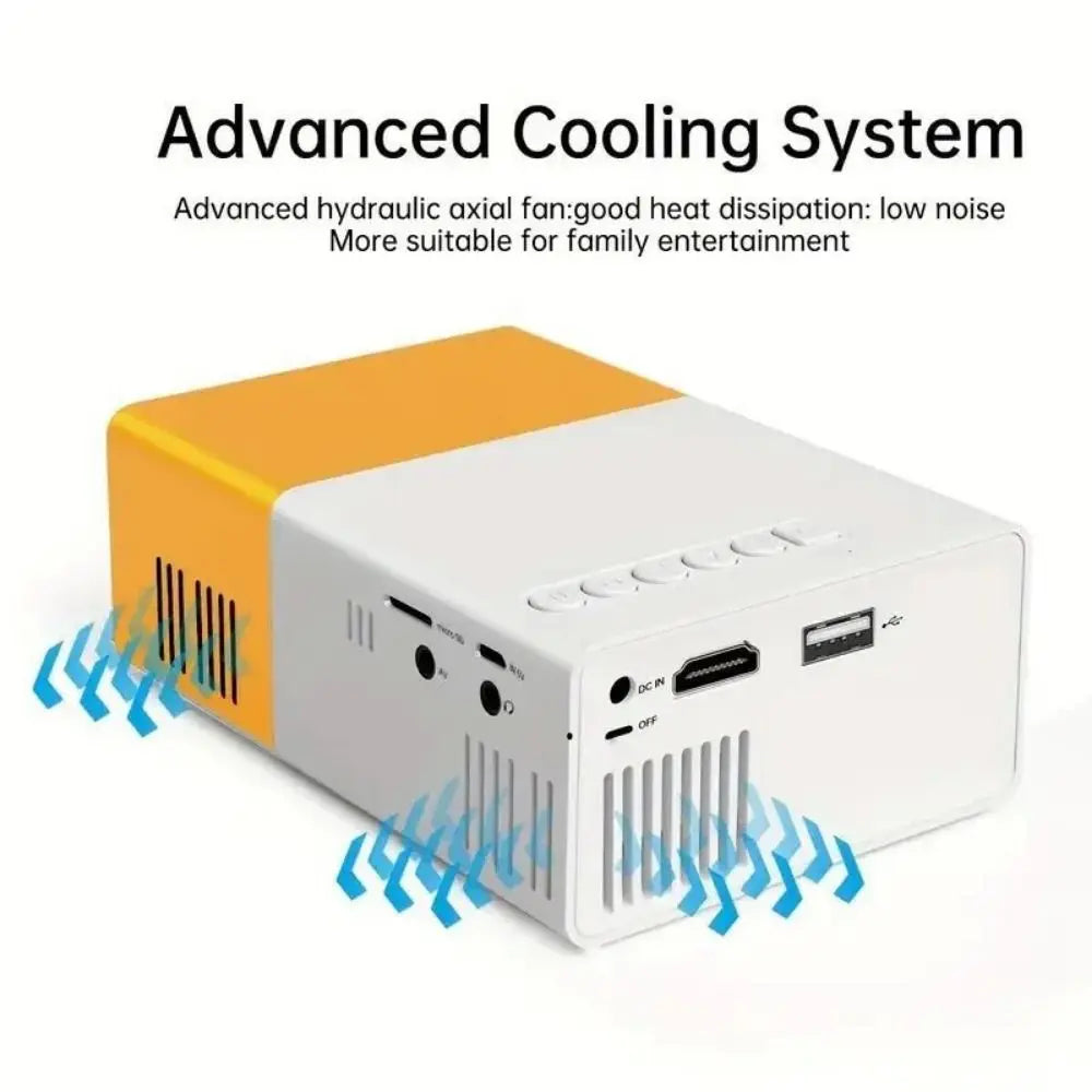 Mini Projector with remote-controlled and speaker