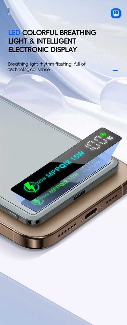 China 3C CCC Power Bank Wireless Magnetic Powerbank Portable Battery Fast Charge 5000mAh Auxiliary Battery for iphone Magsafe