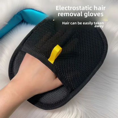 Efficient Pet Hair Cleaning Gloves