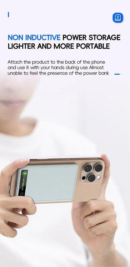 China 3C CCC Power Bank Wireless Magnetic Powerbank Portable Battery Fast Charge 5000mAh Auxiliary Battery for iphone Magsafe