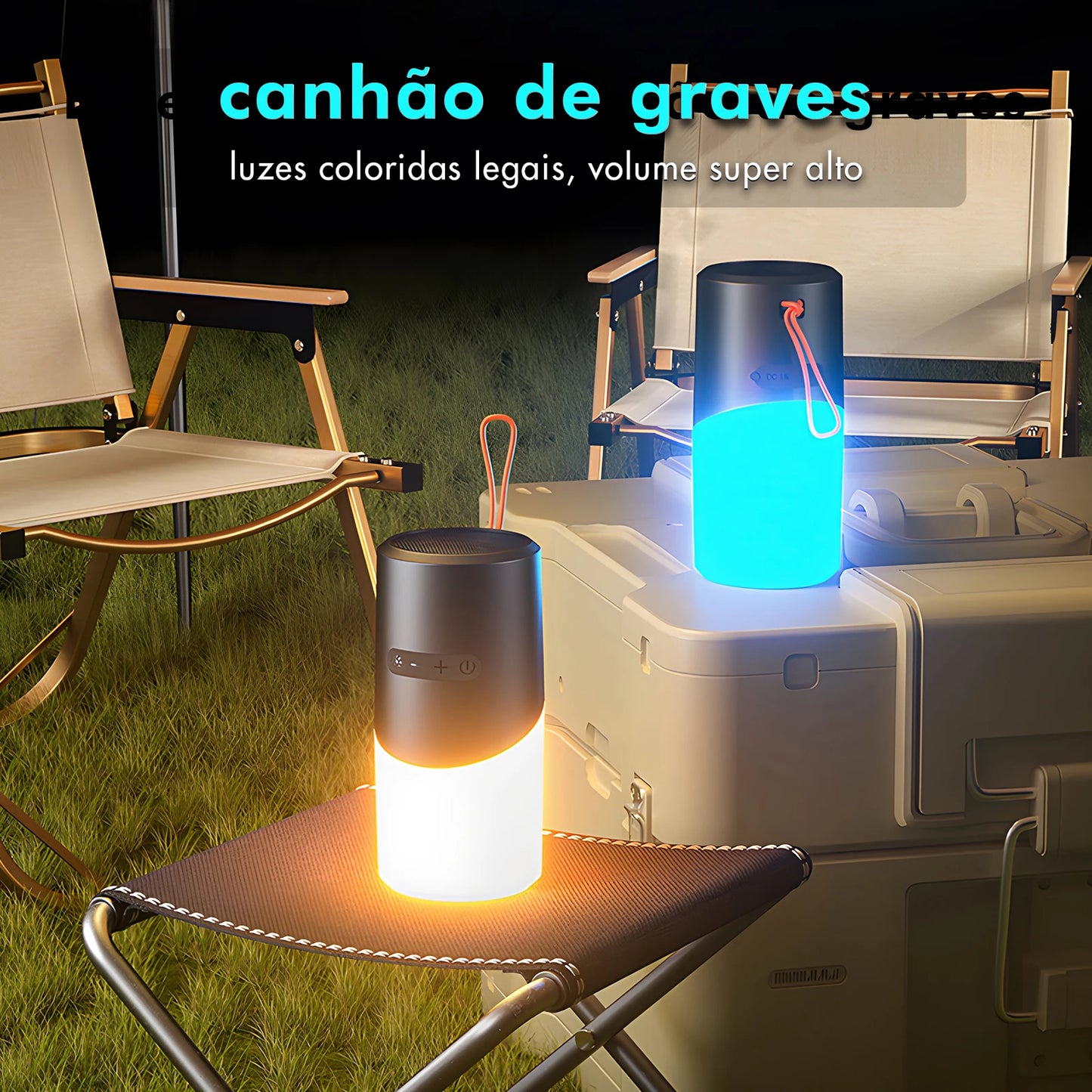 Portable Bluetooth Speaker, Car Speaker, Bluetooth Sound Box Compatible with MP3 and Mobile Phones, from Brazil