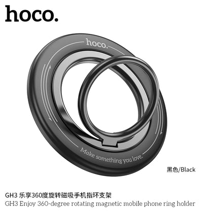 HOCO GH3 MagSafe Magnetic Ring Holder Portable Foldable Bracket Removable Grip Stand Mobile Phone Support Universal