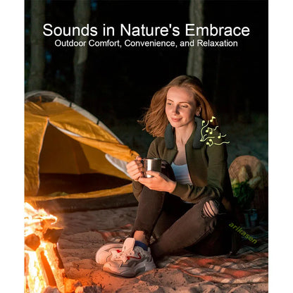 Neckband Bluetooth Speaker, Neck Bluetooth Speaker Wireless, Wearable Bluetooth Speaker System for Gaming Movies Music Ourdoor