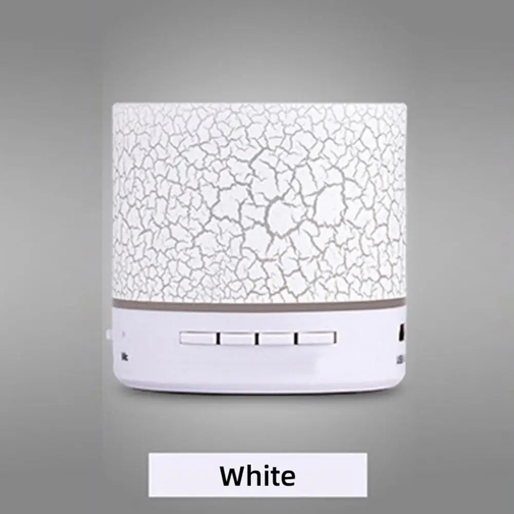 Bluetooth Bass Speaker LED Light Bluetooth Speaker Plastic Long Standby Time  Colorful Bass Bluetooth Speaker