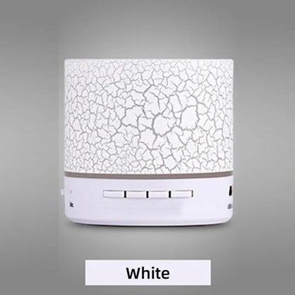 Bluetooth Bass Speaker LED Light Bluetooth Speaker Plastic Long Standby Time  Colorful Bass Bluetooth Speaker