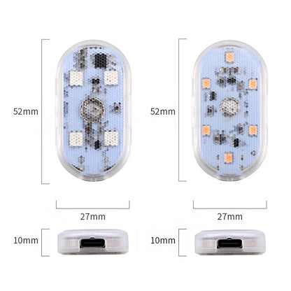 Magnetic Touch Sensor USB LED Interior For Car