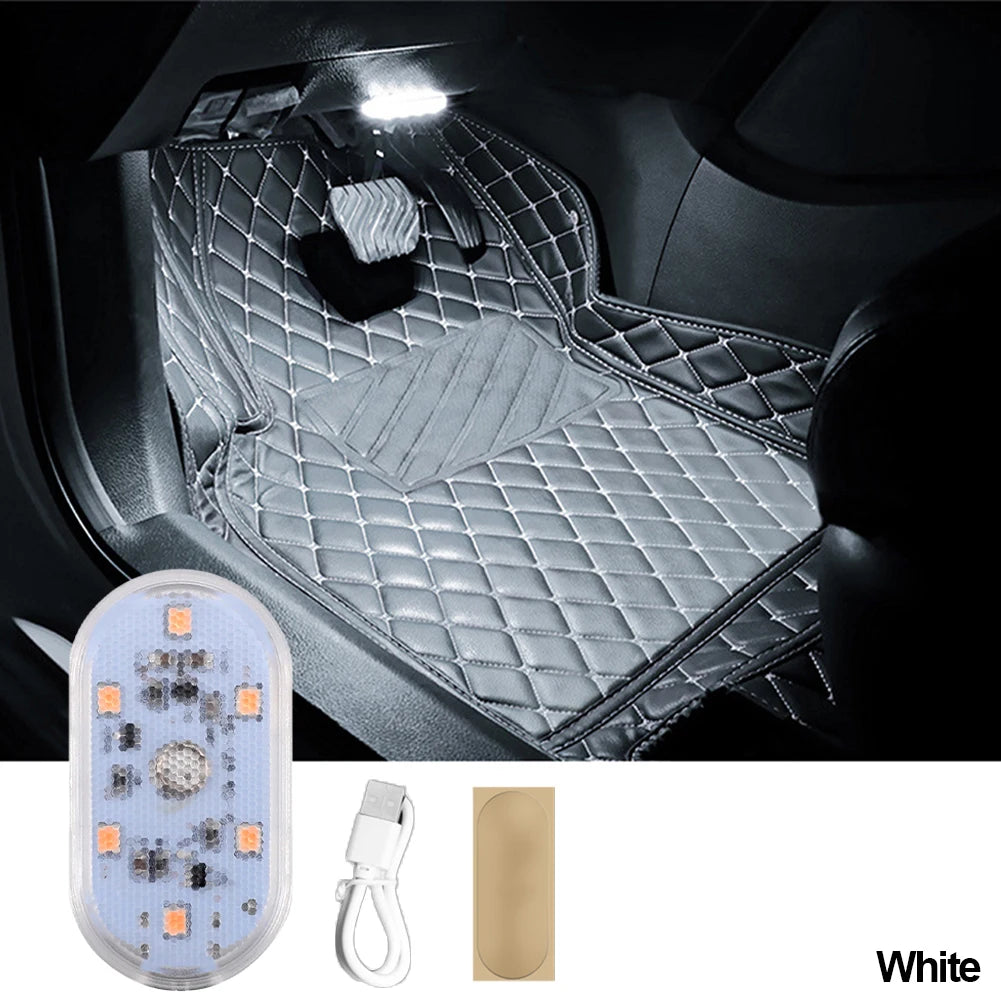 Magnetic Touch Sensor USB LED Interior For Car