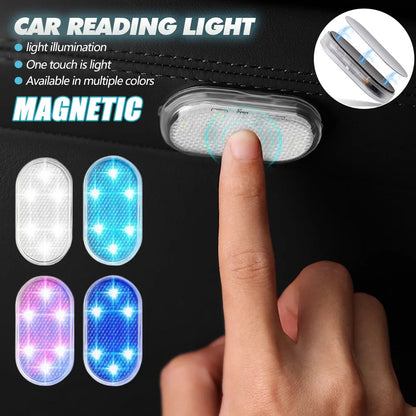 Magnetic Touch Sensor USB LED Interior For Car