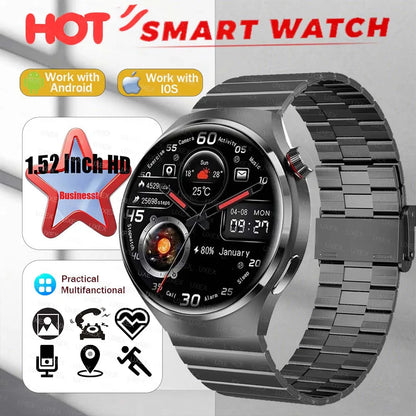 2026 New Originl Men Watch PlUS Smartwatches 1.52" HD Screen GPS Track Bluetooth Call Health Tracker Multifunction Smartwatches