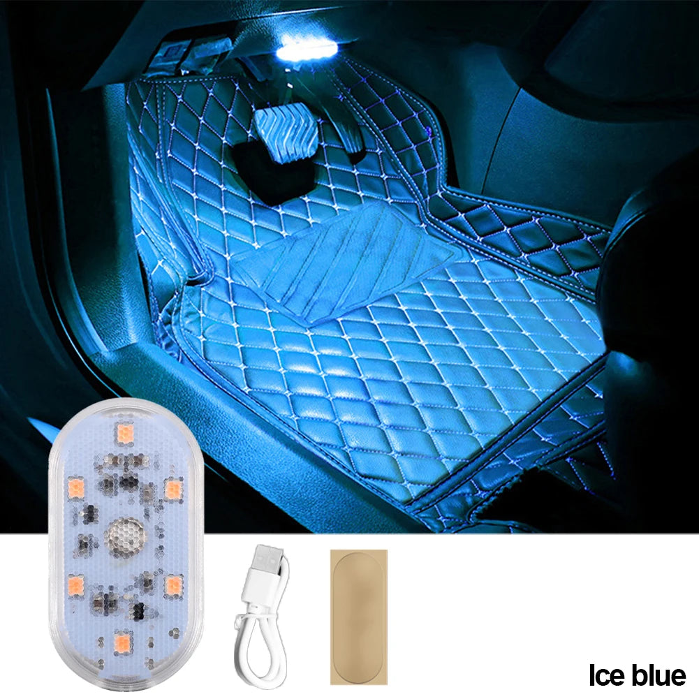 Magnetic Touch Sensor USB LED Interior For Car