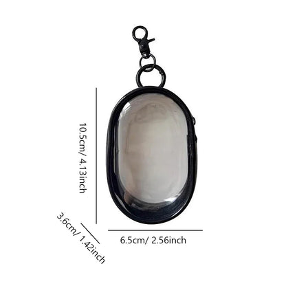 Compact Transparent Travel Cable Organizer Pouch Storage Bag for Electronics Accessories Power Banks Chargers Headphones