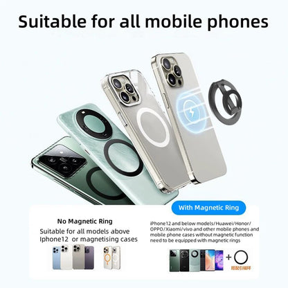 AIPEKE For MagSafe griptok Double Sided Magnetic Phone Rings Holder Folding Cellphones Stand Phone Accessories grip talk magsafe