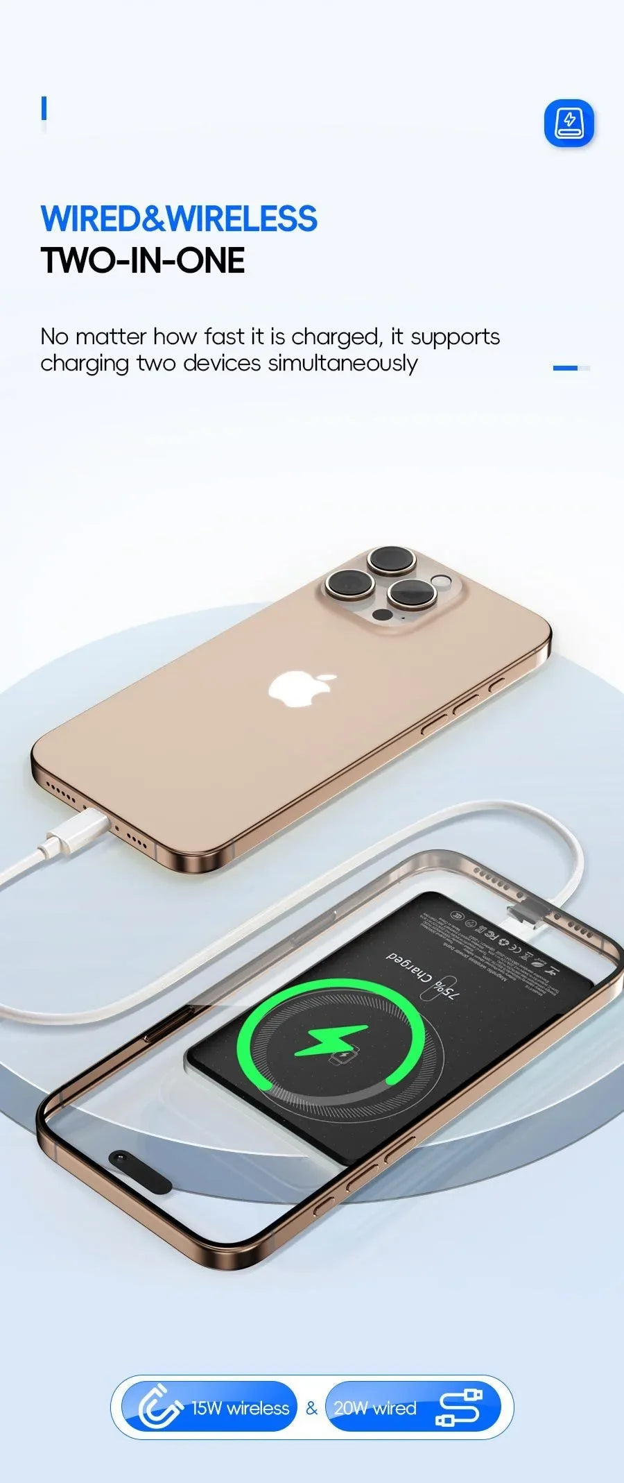 China 3C CCC Power Bank Wireless Magnetic Powerbank Portable Battery Fast Charge 5000mAh Auxiliary Battery for iphone Magsafe