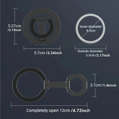 AIPEKE For MagSafe griptok Double Sided Magnetic Phone Rings Holder Folding Cellphones Stand Phone Accessories grip talk magsafe