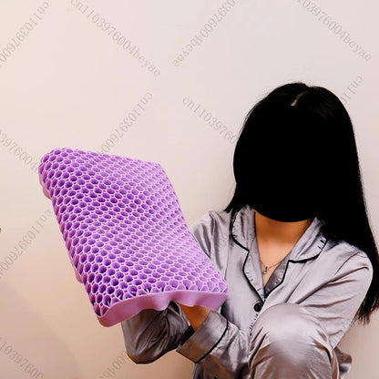 Pillow Protection Cervical Spine No Pressure Pillow Breathable Wing Help Sleep Latex Washable