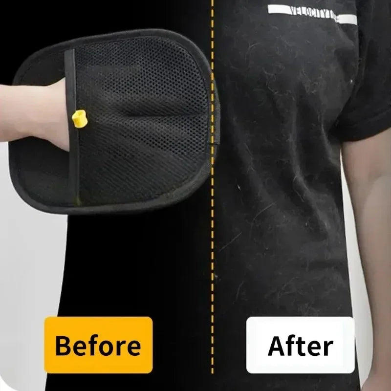 Efficient Pet Hair Cleaning Gloves