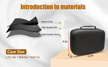 Bluetooth Speaker Case for soundcore Boom 2 Outdoor Bluetooth Speaker Storage Carrying Bag Accessories for Bluetooth Speaker