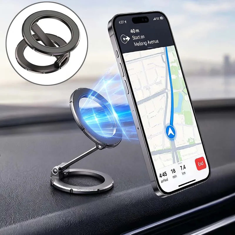 Magsafe Magnet Ring For Car Magsafe Holder Double Sided Universal Folding Phone Accessories