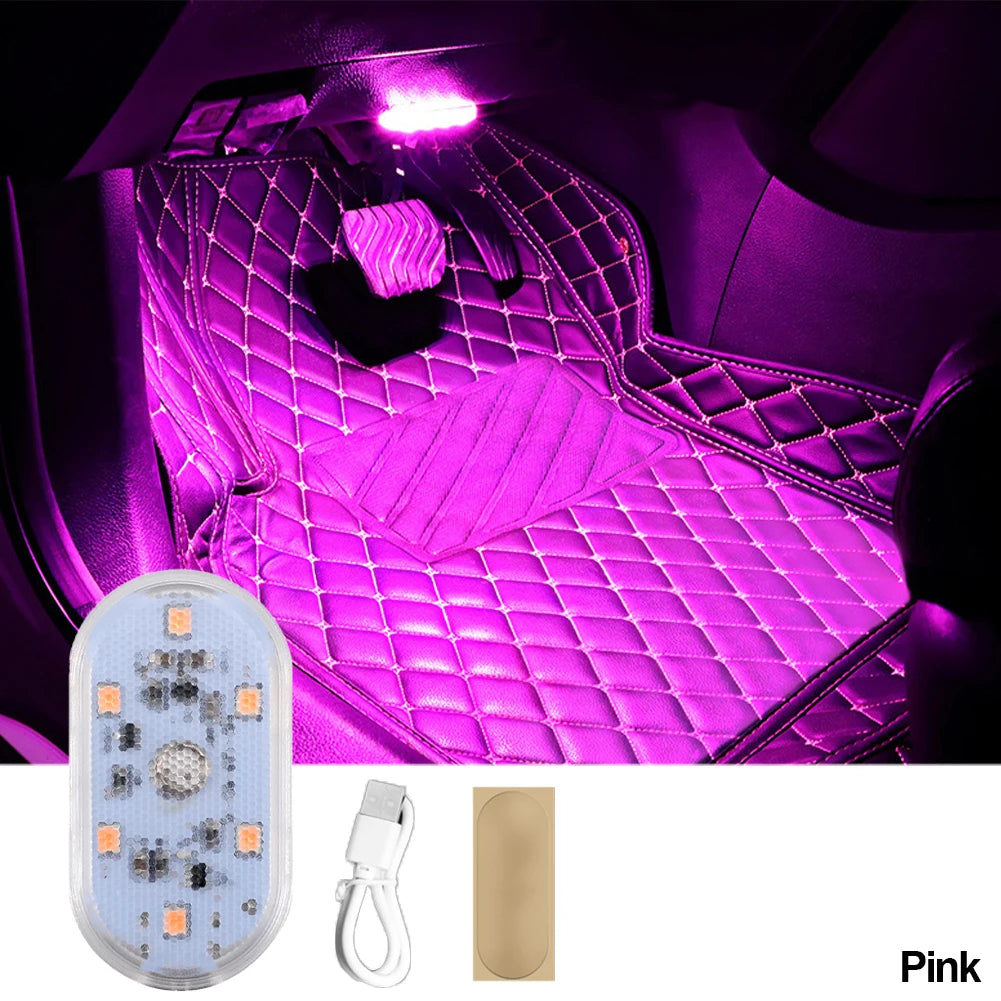 Magnetic Touch Sensor USB LED Interior For Car