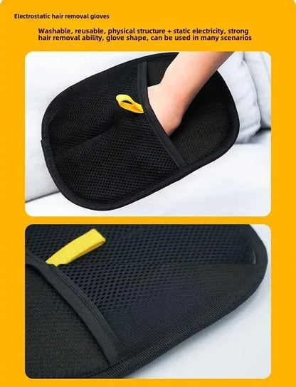 Efficient Pet Hair Cleaning Gloves