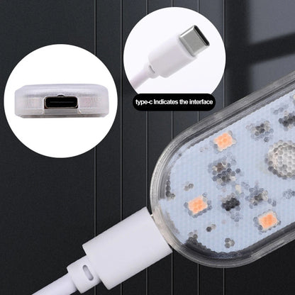 Magnetic Touch Sensor USB LED Interior For Car