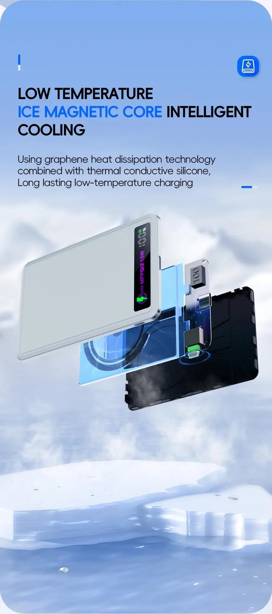 China 3C CCC Power Bank Wireless Magnetic Powerbank Portable Battery Fast Charge 5000mAh Auxiliary Battery for iphone Magsafe