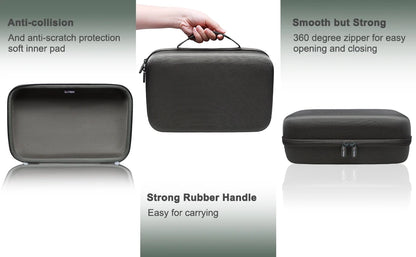 Bluetooth Speaker Case for soundcore Boom 2 Outdoor Bluetooth Speaker Storage Carrying Bag Accessories for Bluetooth Speaker